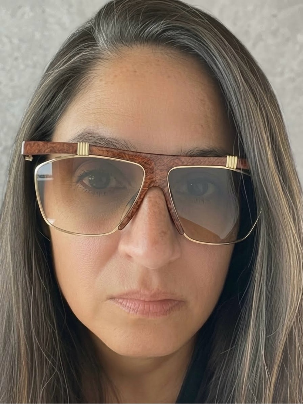 Vintage Christian Dior 2555 47 Sunglasses Deadstock VFC Floating Lens Aviator